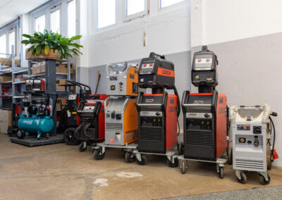 Lagerhalle Maschinen